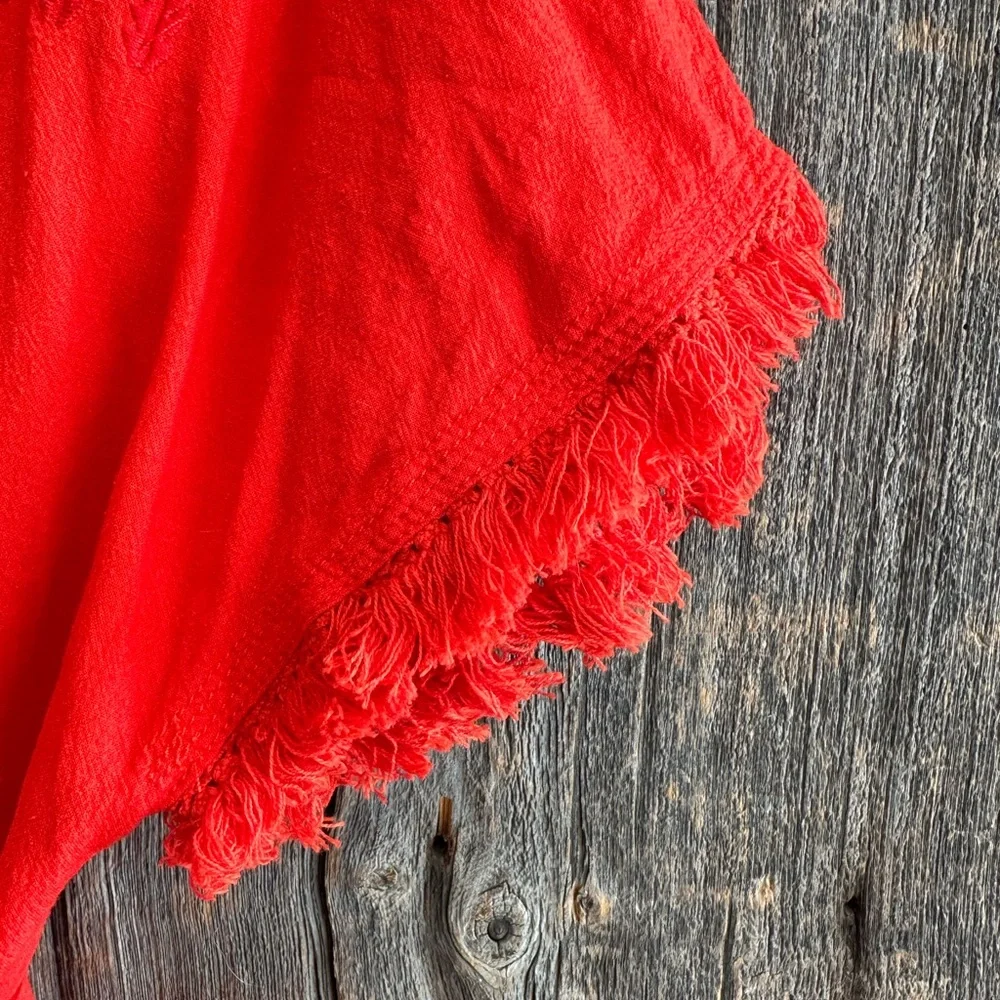 Madewell Red Dress with Belt - Picture 6 of 9